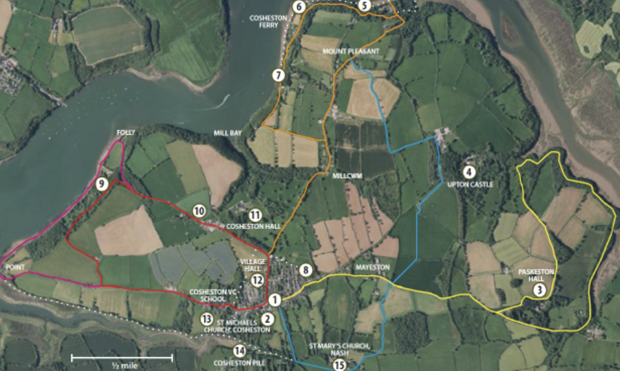 Looking for a walk? The Cosheston Community History Project have created a guide to local walks