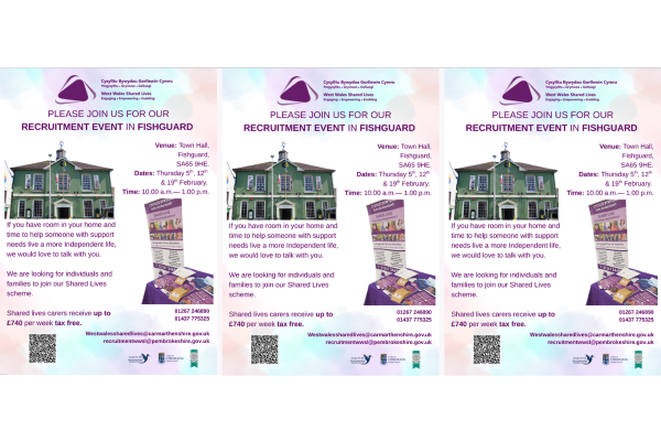 Shared Lives Recruitment Event | Fishguard