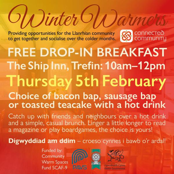 Trefin Winter Warmers Free Breakfast