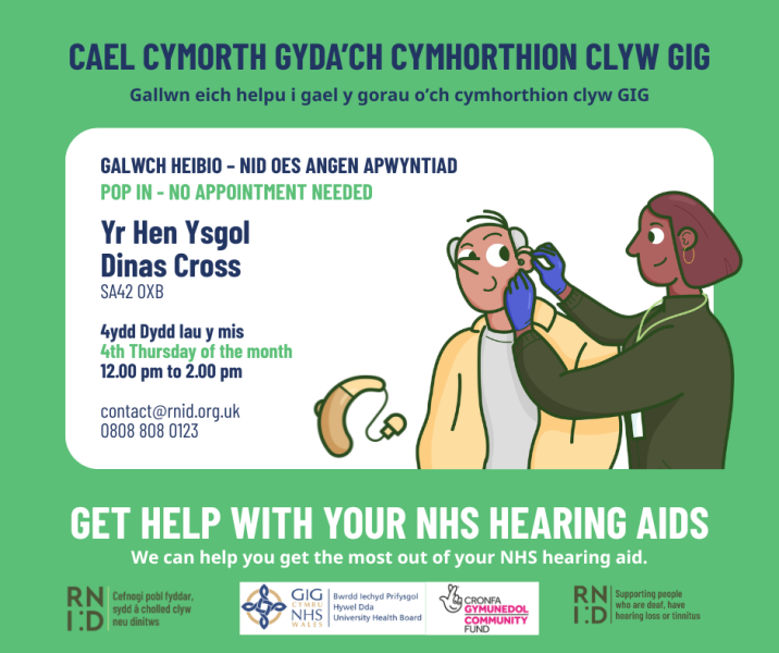 RNID Near You | Dinas Cross